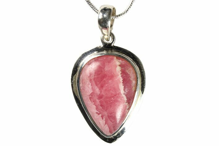 Rhodochrosite Pendant (Necklace) - Sterling Silver #228384